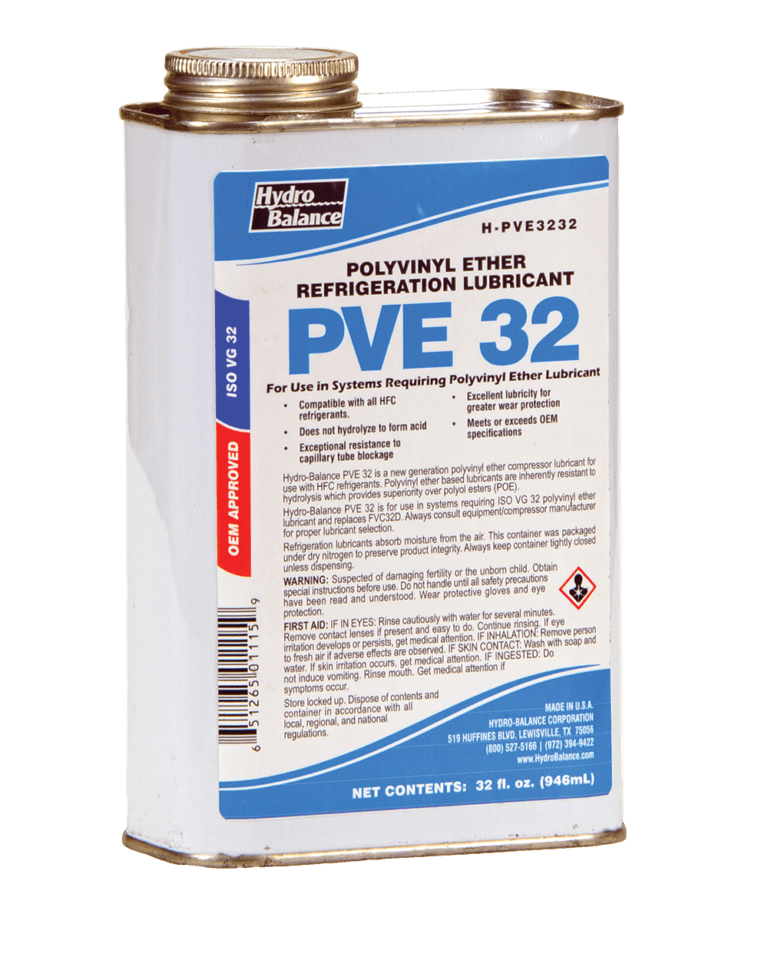 PVE 32 POLYVINYL ETHER a new generation polyvinyl ether compressor